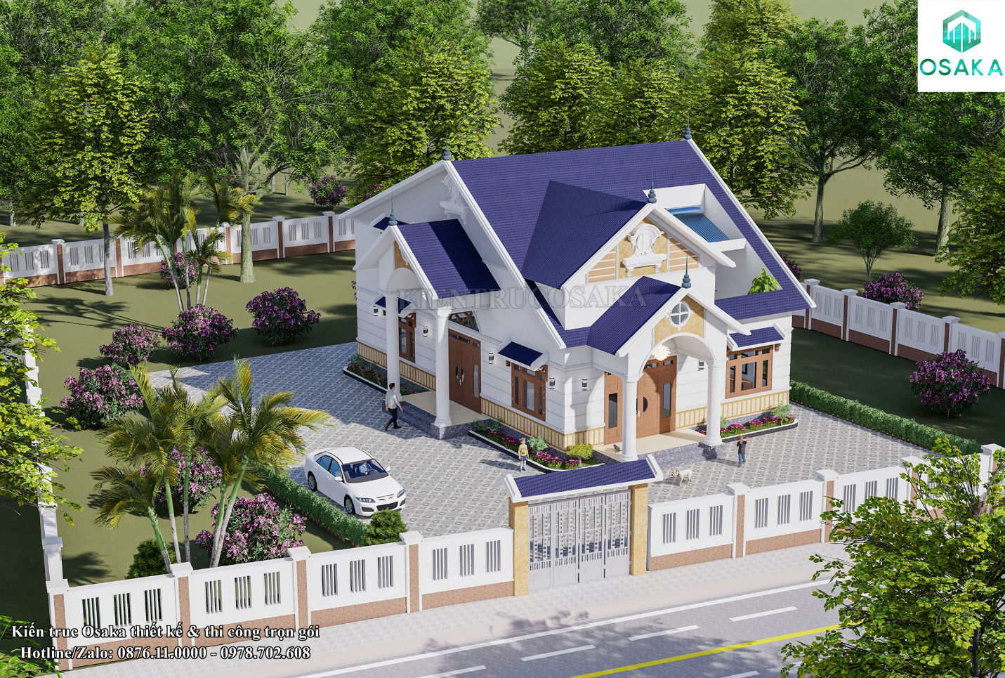 Mẫu thiết kế nhà mái thái có gác lửng - Chủ đầu tư: Anh Khương, Bắc Ninh  CÔNG TY CỔ PHẦN KIẾN TRÚC XÂY DỰNG VIỆT HOME