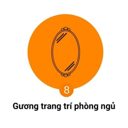 gương trang trí phòng ngủ