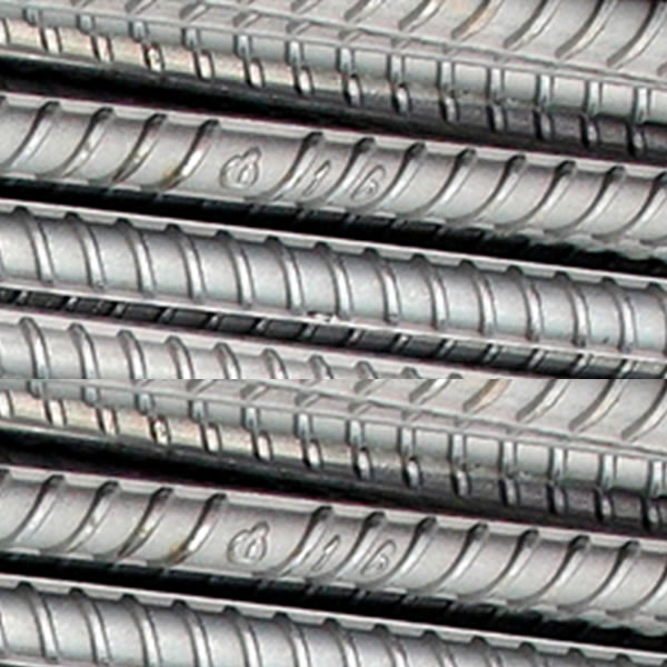 Close-up of a stack of rebars

Description automatically generated