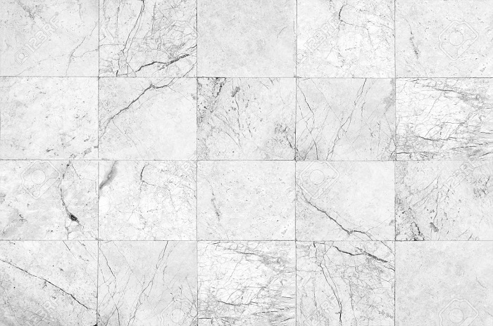 Gạch giả đá Marble trắng 