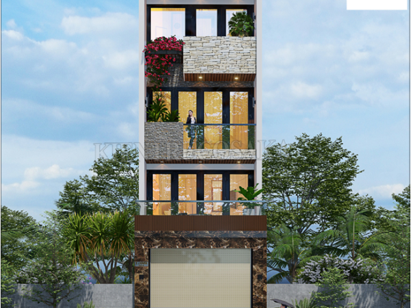 Cập nhật mẫu nhà phố 4 tầng 1 tum hiện đại sang trọng, tiện nghi tại Hà Nội | P24116