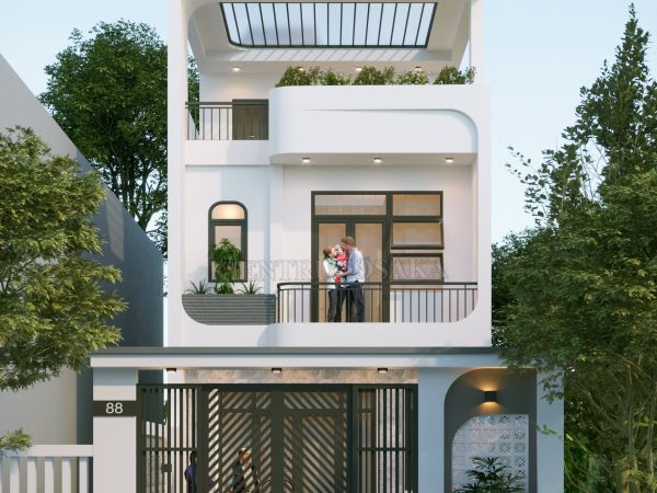 Cập nhật mẫu nhà phố hiện đại 3 tầng 4 phòng ngủ tại Hải Phòng | P2477