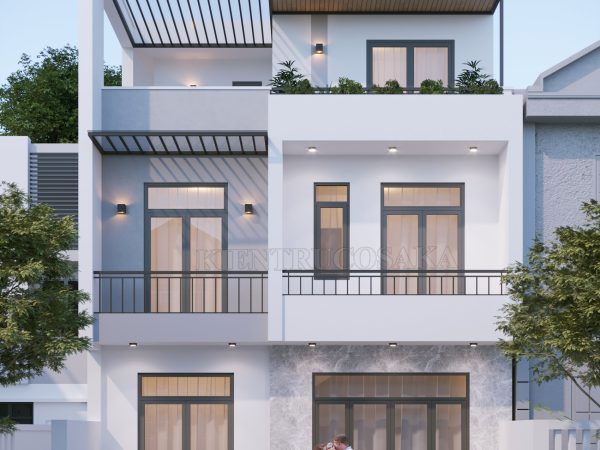 Ngỡ ngàng trước vẻ đẹp độc đáo của mẫu nhà phố 3 tầng hiện đại tại Hà Nội | P2482